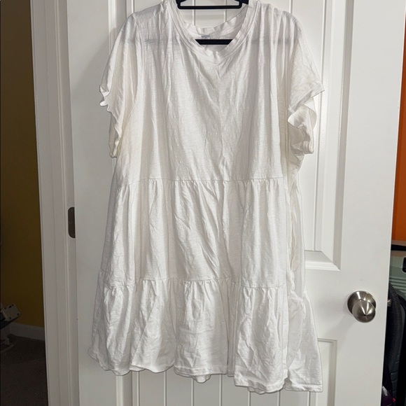 Cotton White Women's dress - Picture 2 of 2